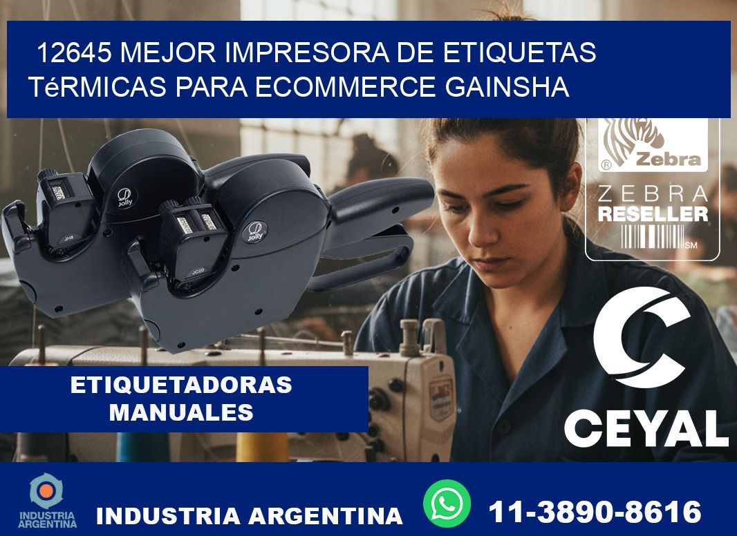 12645 mejor impresora de etiquetas térmicas para ecommerce GAINSHA