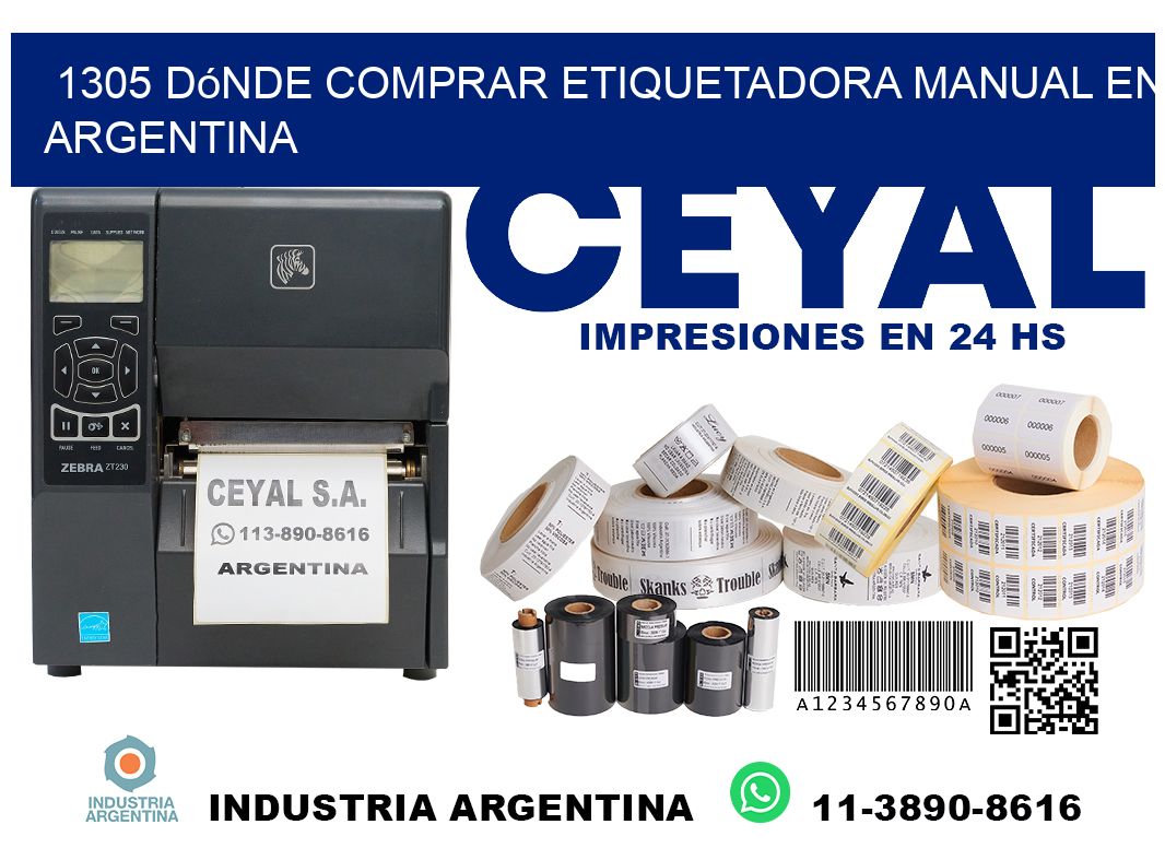 1305 dónde comprar etiquetadora manual en argentina