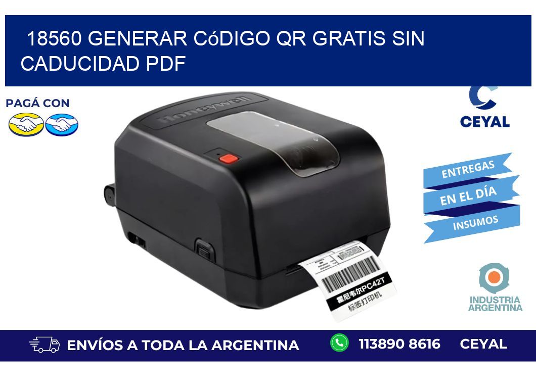 18560 Generar código QR gratis sin caducidad PDF