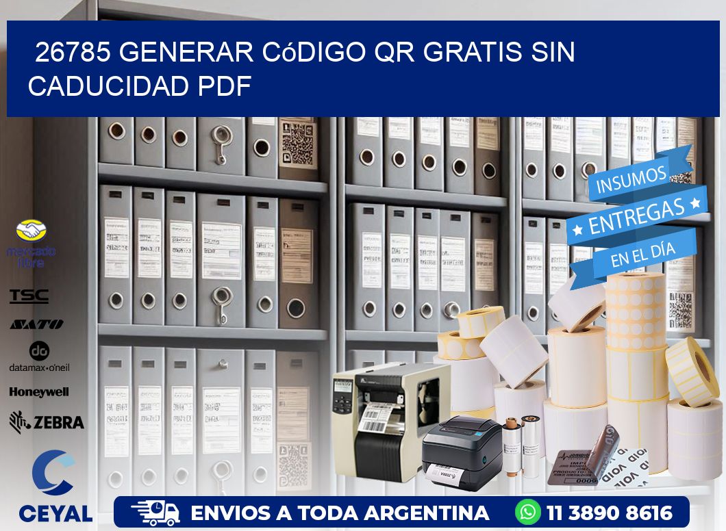 26785 Generar código QR gratis sin caducidad PDF