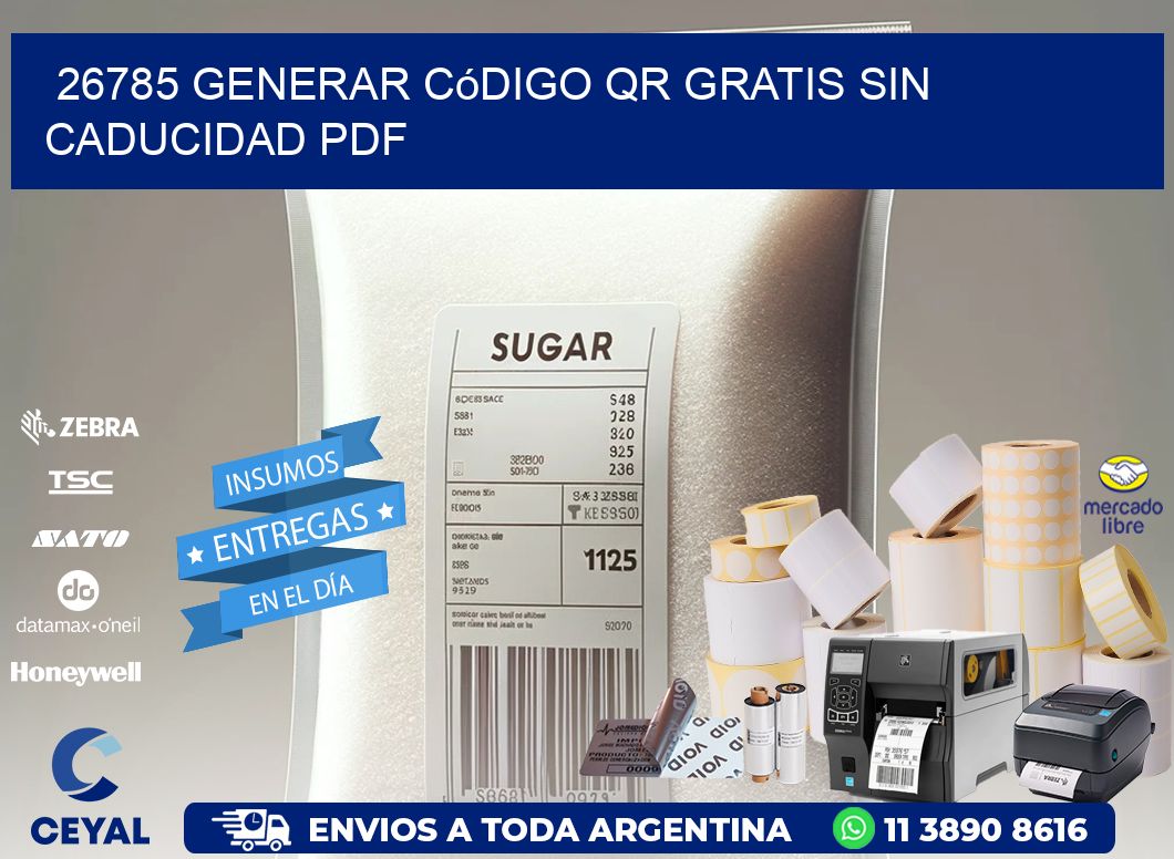 26785 Generar código QR gratis sin caducidad PDF