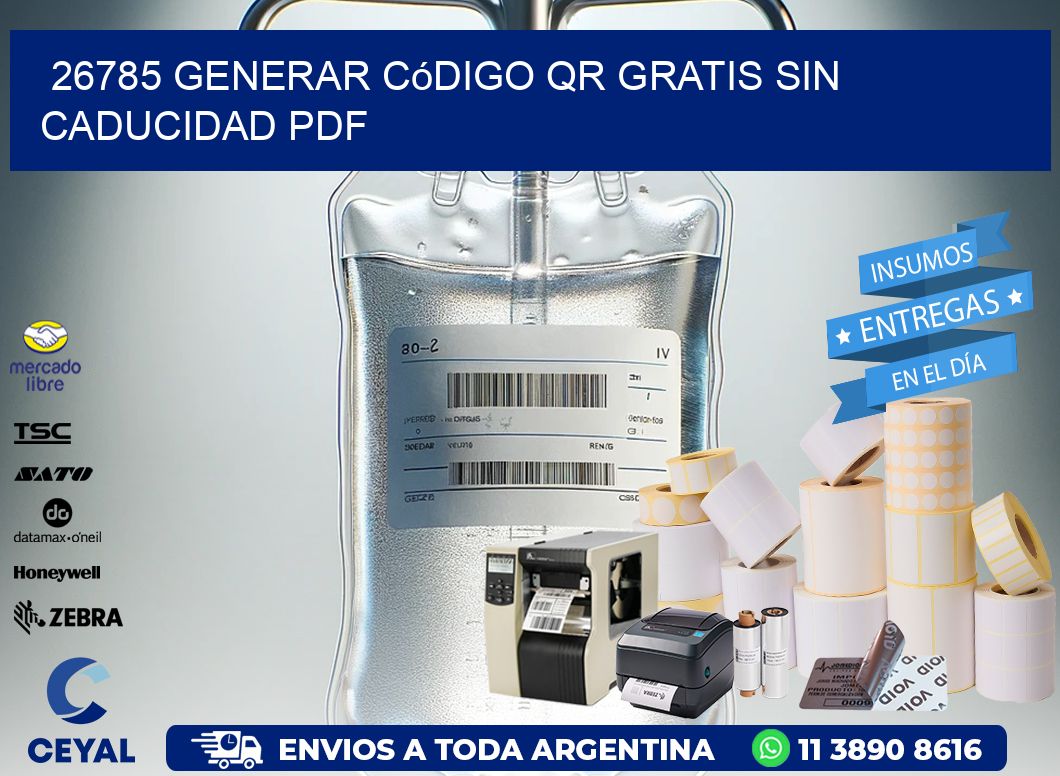 26785 Generar código QR gratis sin caducidad PDF