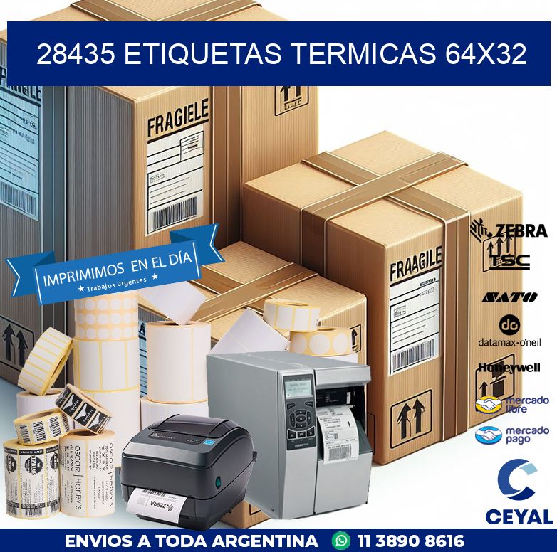 28435 etiquetas termicas 64x32