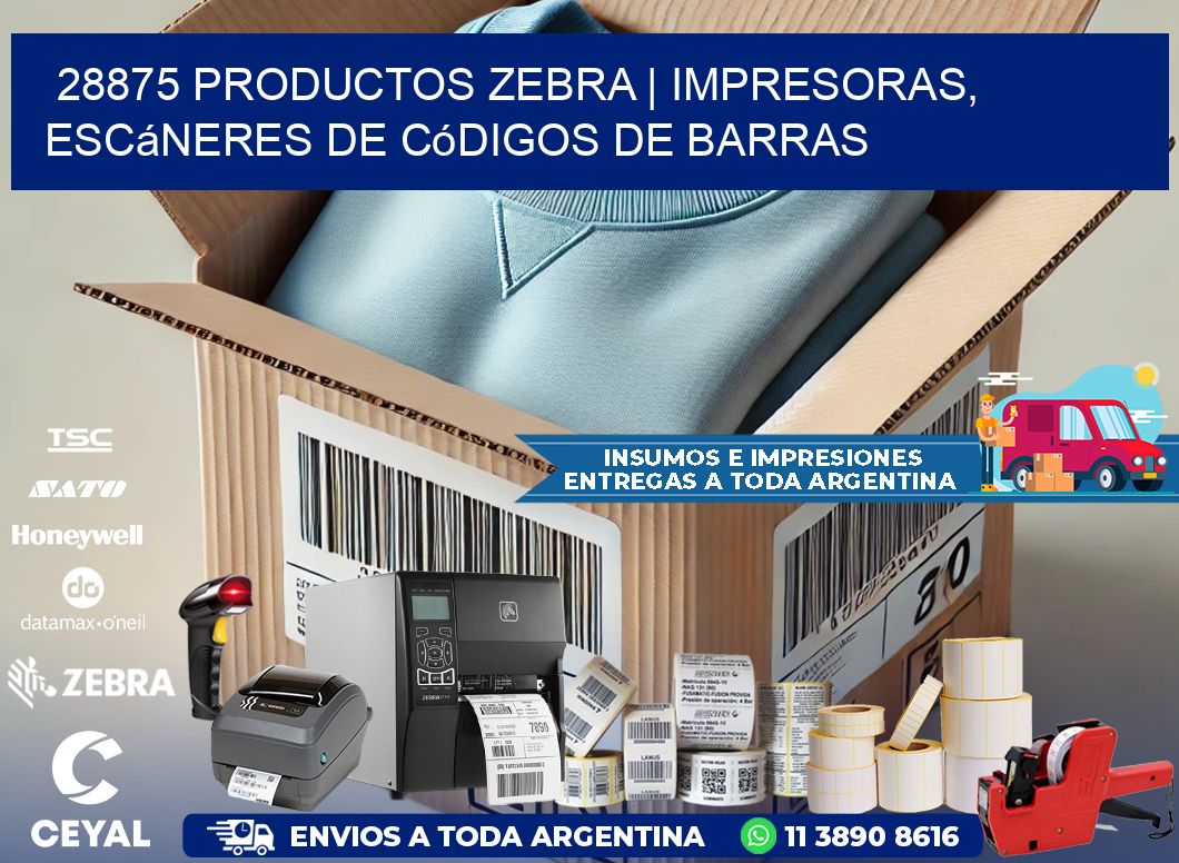 28875 Productos Zebra | Impresoras, escáneres de códigos de barras