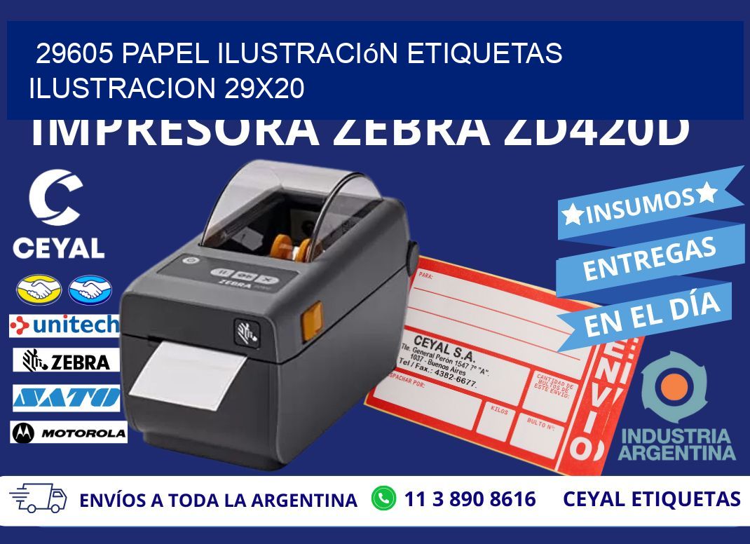 29605 papel ilustración Etiquetas Ilustracion 29x20