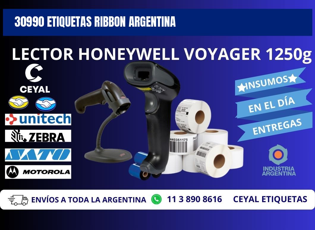 30990 etiquetas ribbon argentina