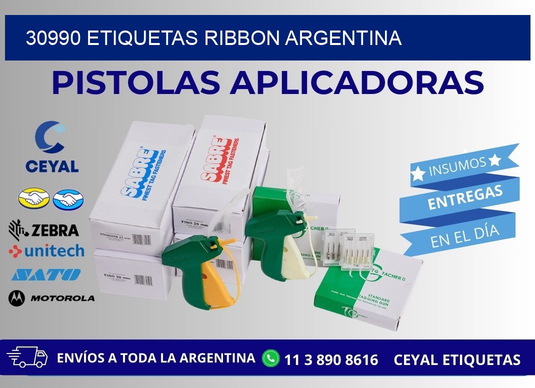 30990 etiquetas ribbon argentina
