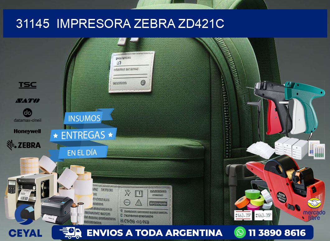 31145  Impresora Zebra zd421c