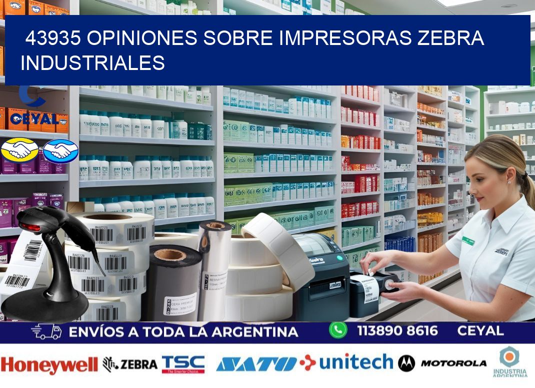 43935 opiniones sobre impresoras zebra industriales