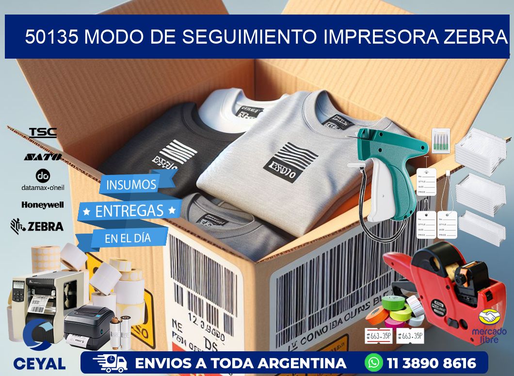 50135 Modo de seguimiento impresora Zebra