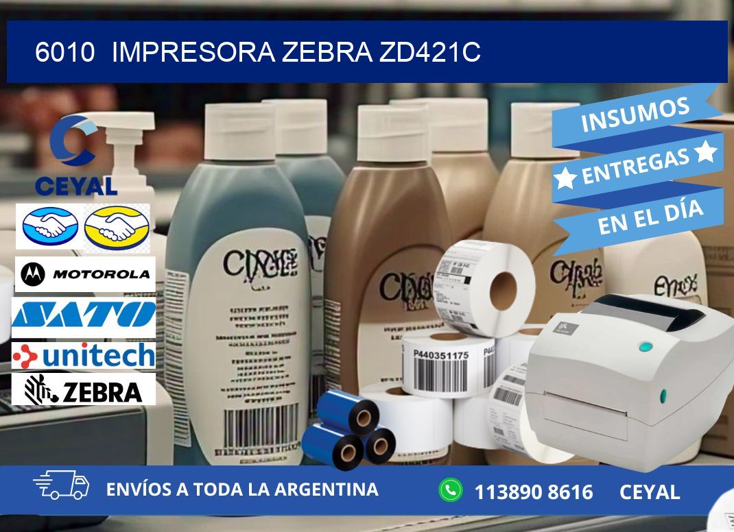 6010 Impresora Zebra zd421c