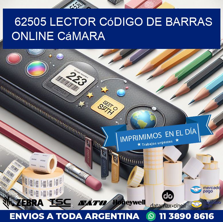 62505 Lector código de barras online cámara
