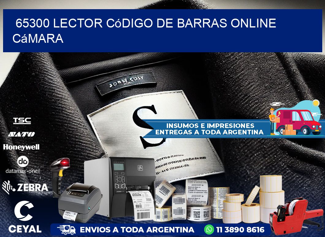 65300 Lector código de barras online cámara