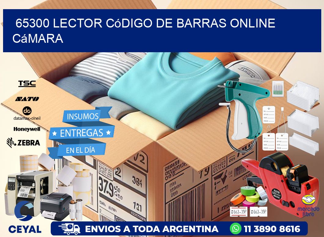 65300 Lector código de barras online cámara