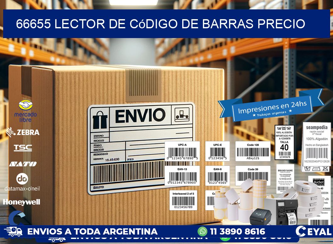66655 Lector de código de barras precio
