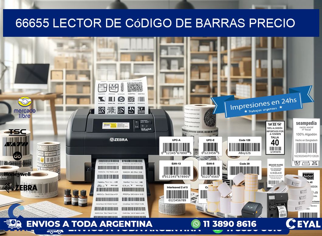66655 Lector de código de barras precio