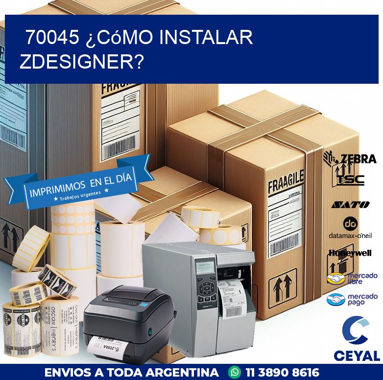 70045 ¿Cómo instalar ZDesigner?