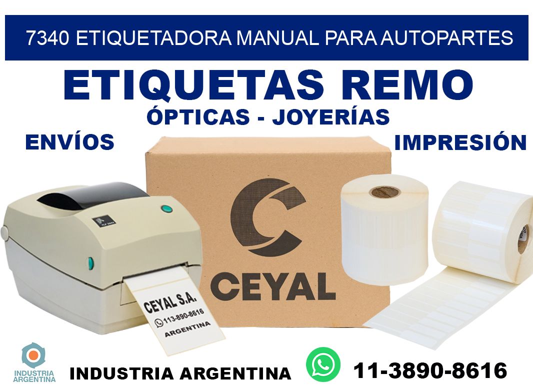 7340 etiquetadora manual para autopartes