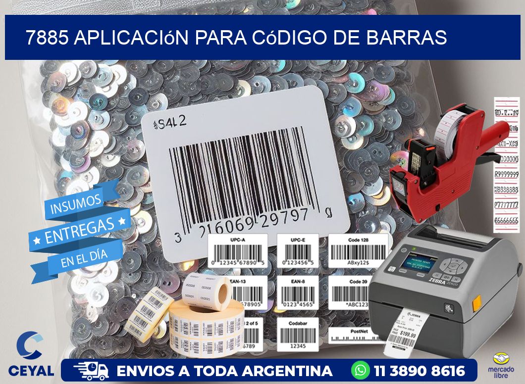7885 Aplicación para código de barras