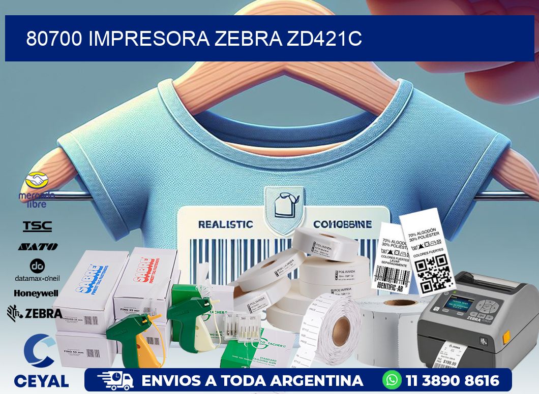 80700 Impresora Zebra zd421c