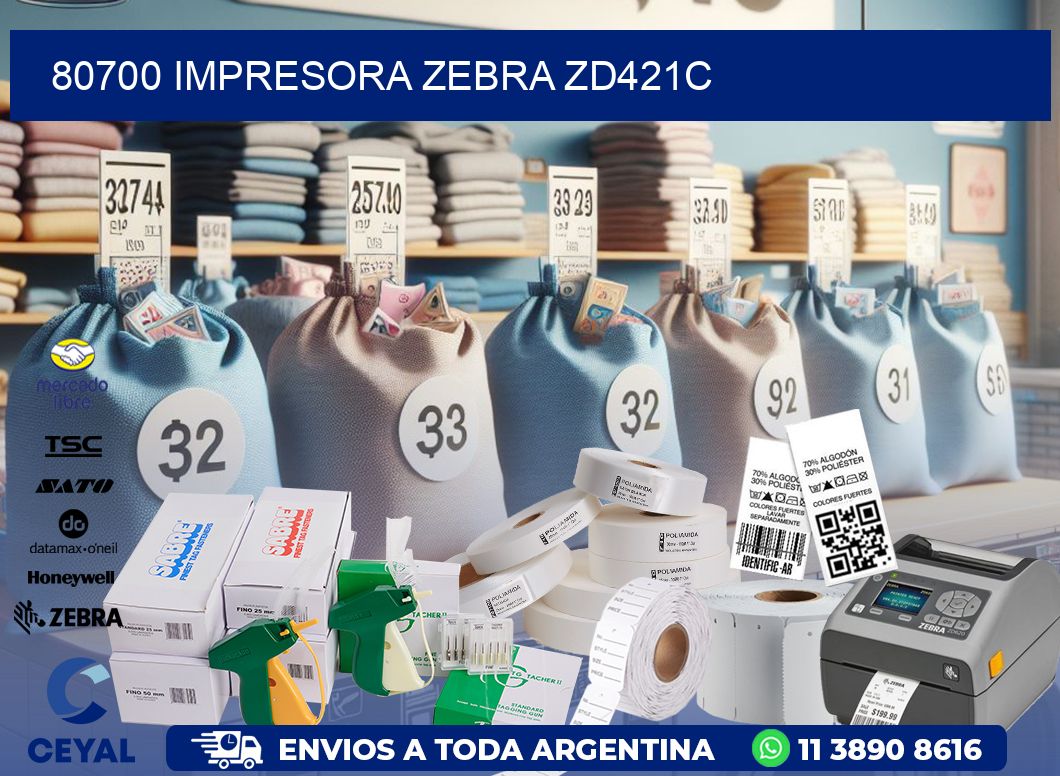 80700 Impresora Zebra zd421c