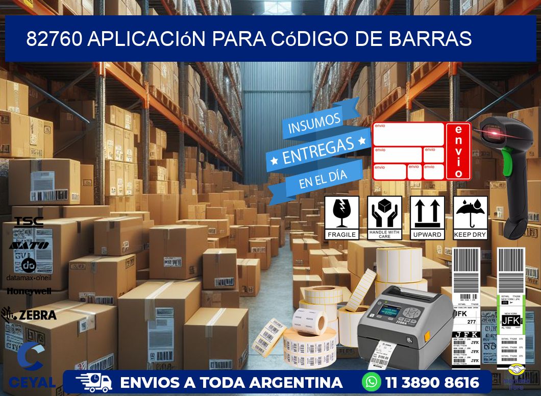 82760 Aplicación para código de barras