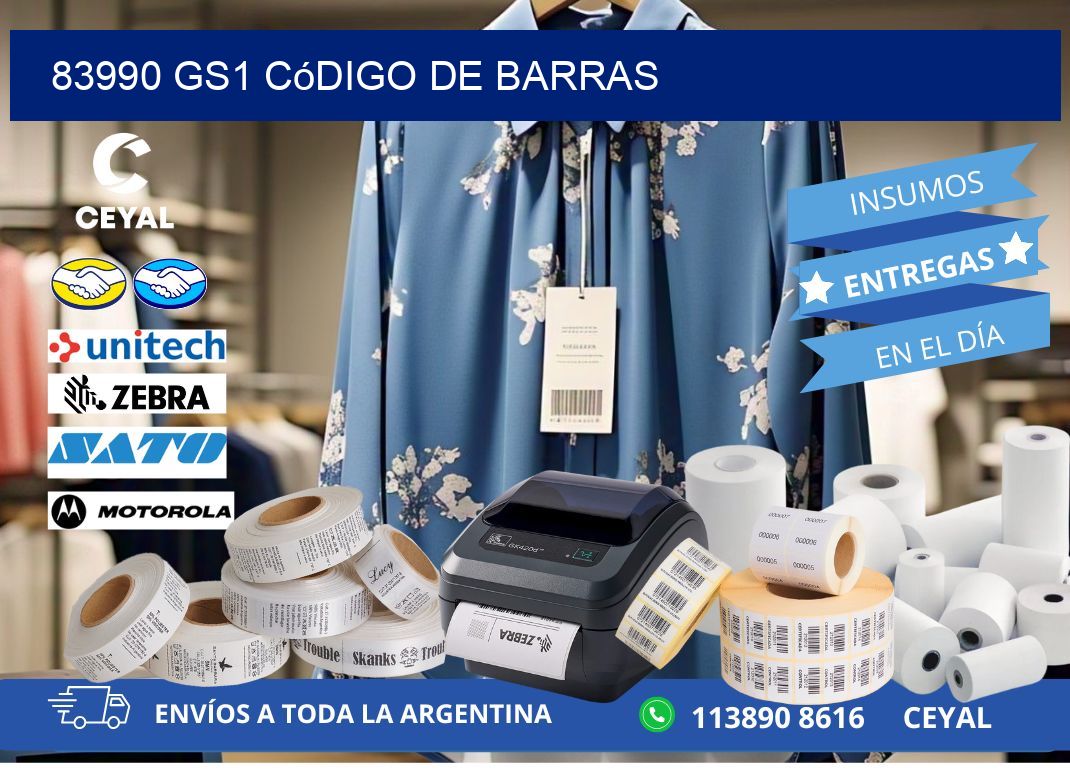 83990 GS1 código de barras