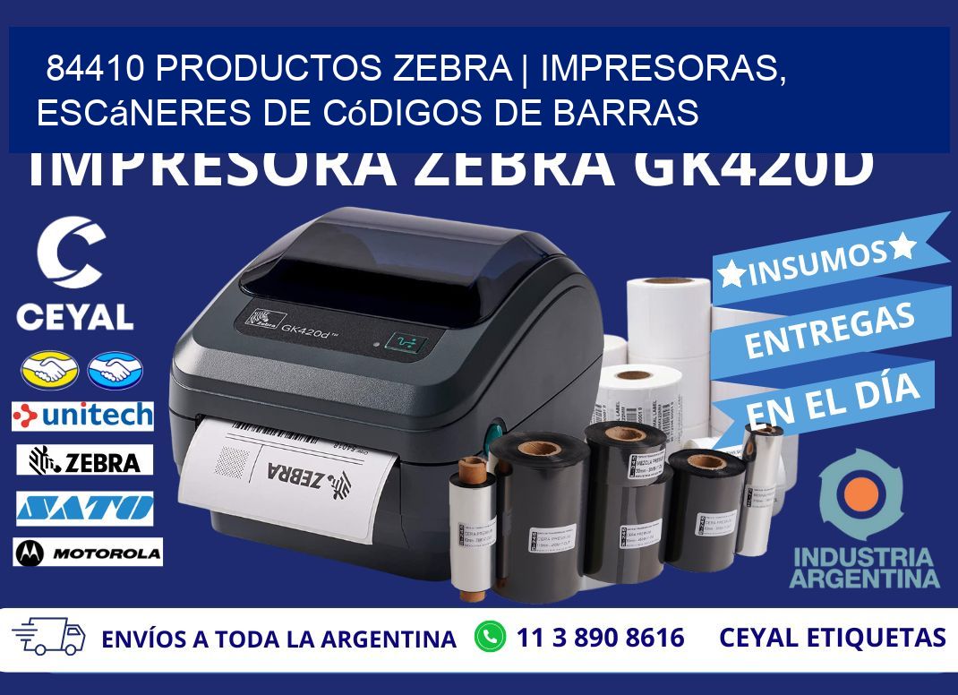 84410 Productos Zebra | Impresoras, escáneres de códigos de barras