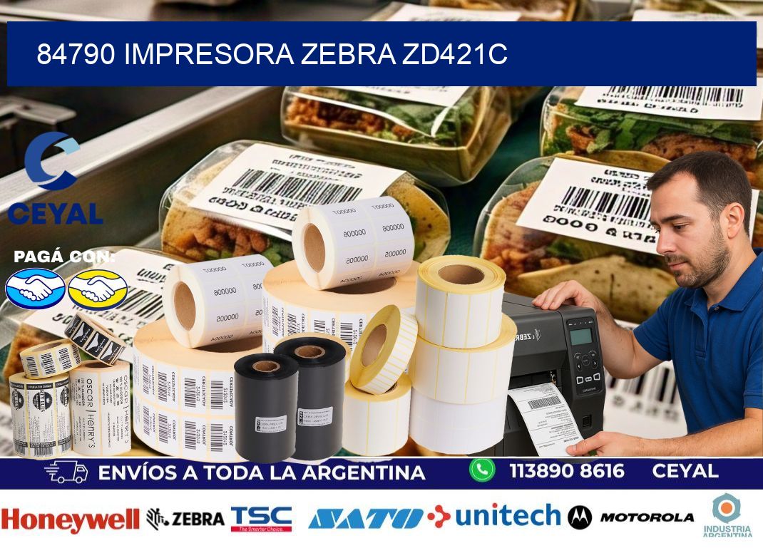 84790 Impresora Zebra zd421c