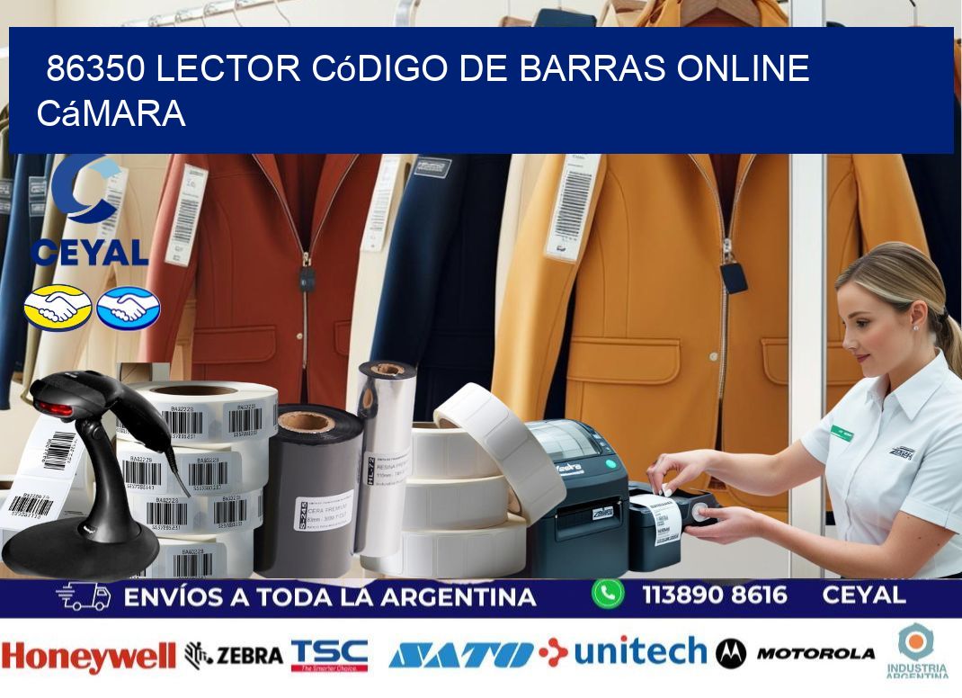 86350 Lector código de barras online cámara
