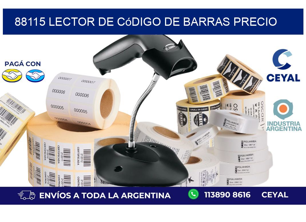 88115 Lector de código de barras precio