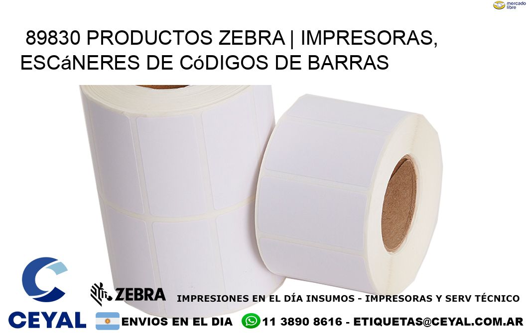 89830 Productos Zebra | Impresoras, escáneres de códigos de barras