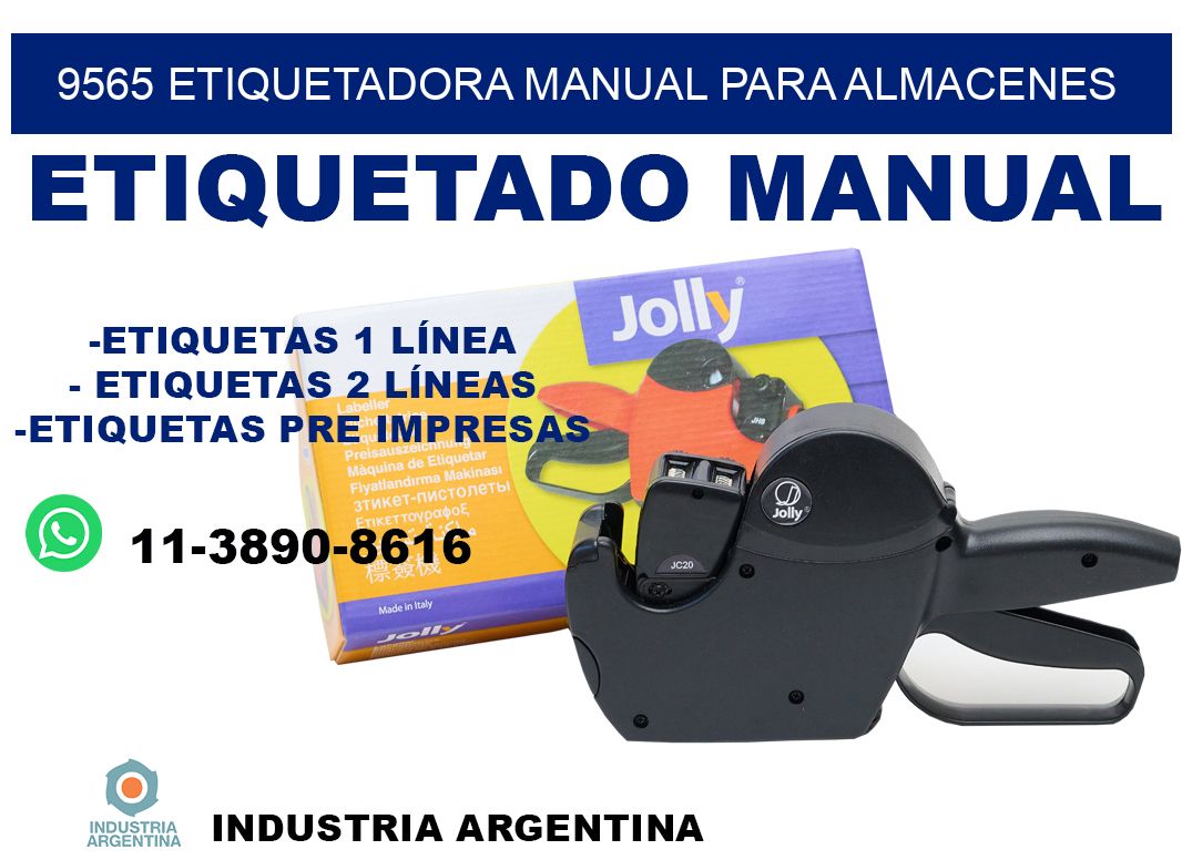 9565 etiquetadora manual para almacenes