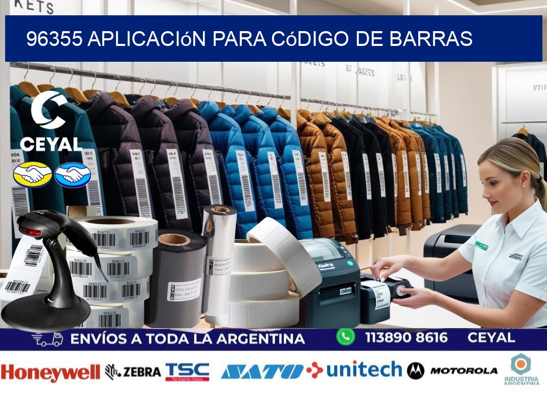 96355 Aplicación para código de barras