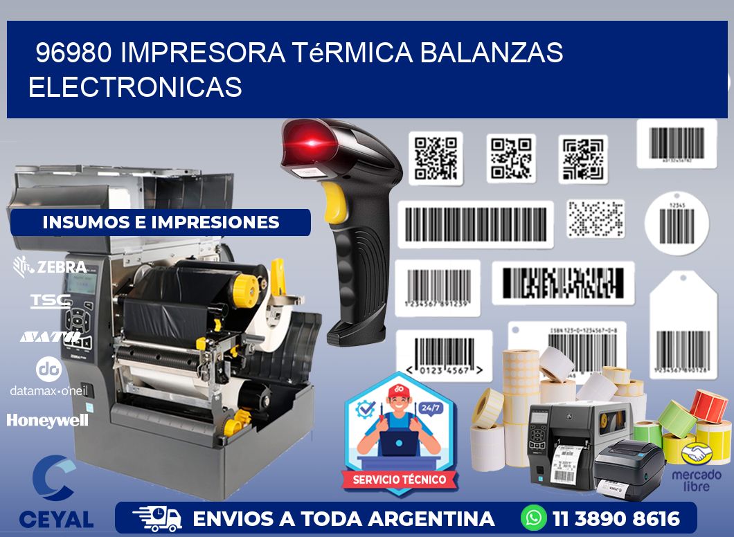 96980 impresora térmica balanzas electronicas