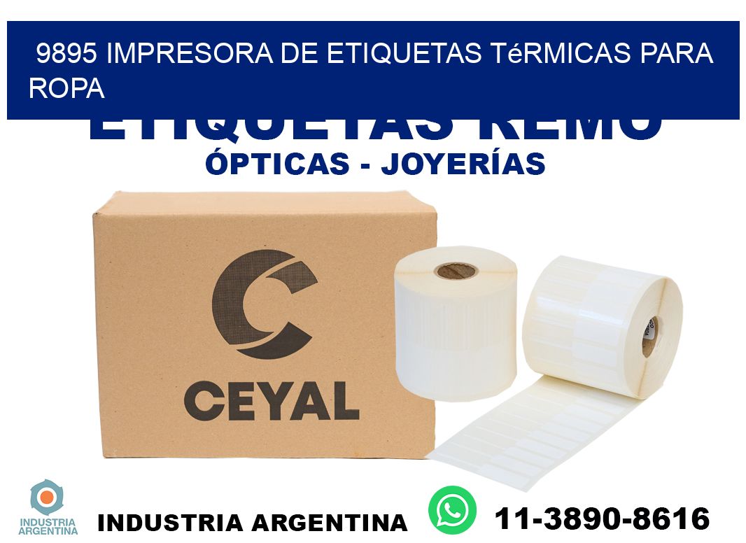 9895 impresora de etiquetas térmicas para ropa