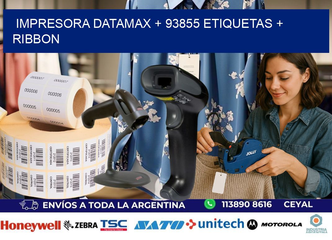 impresora DATAMAX + 93855 etiquetas + ribbon