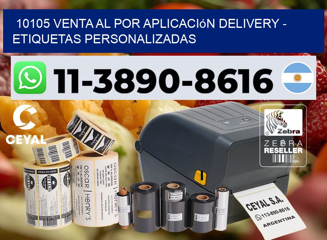 10105 Venta al Por Aplicación delivery – Etiquetas Personalizadas