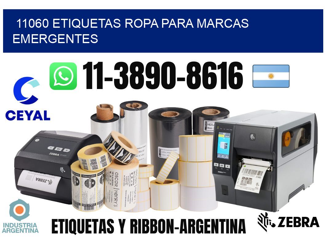 11060 Etiquetas ropa para marcas emergentes
