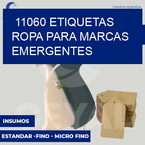 11060 Etiquetas ropa para marcas emergentes