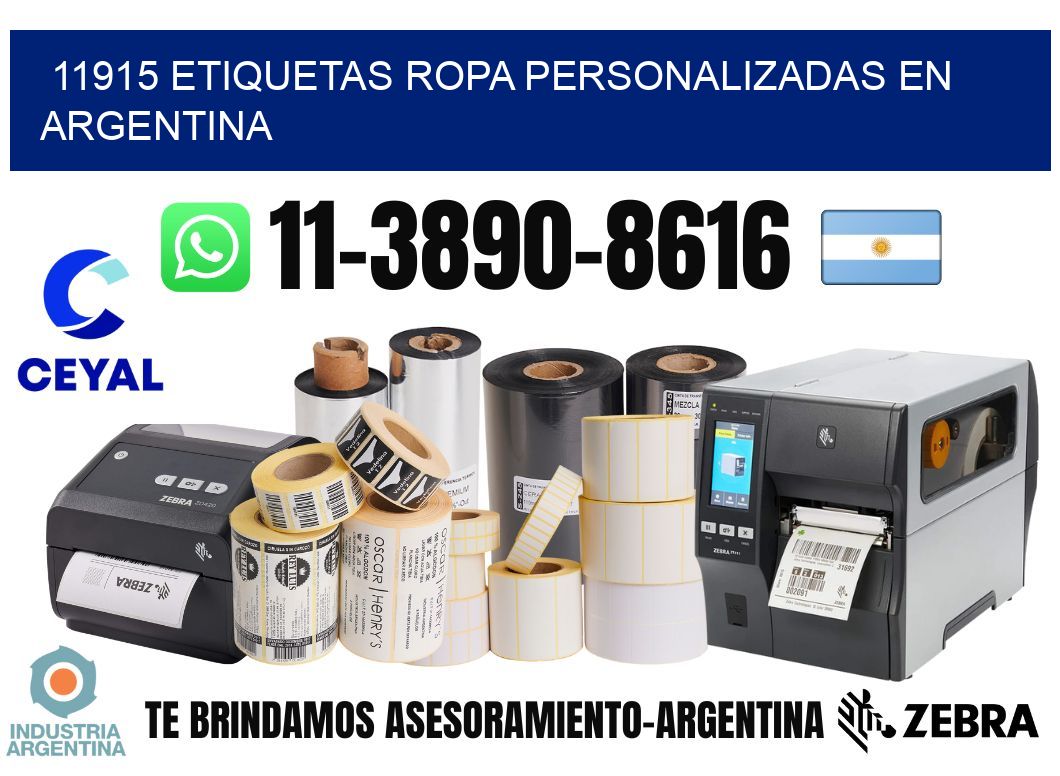 11915 Etiquetas ropa personalizadas en Argentina