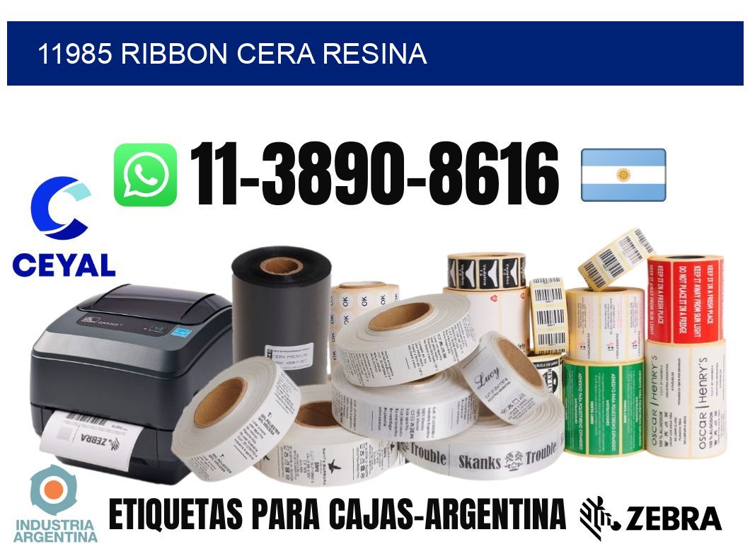 11985 ribbon cera resina