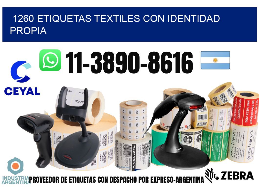 1260 Etiquetas textiles con identidad propia