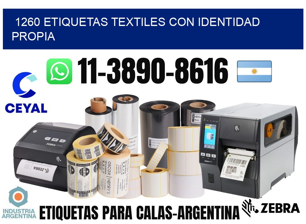 1260 Etiquetas textiles con identidad propia