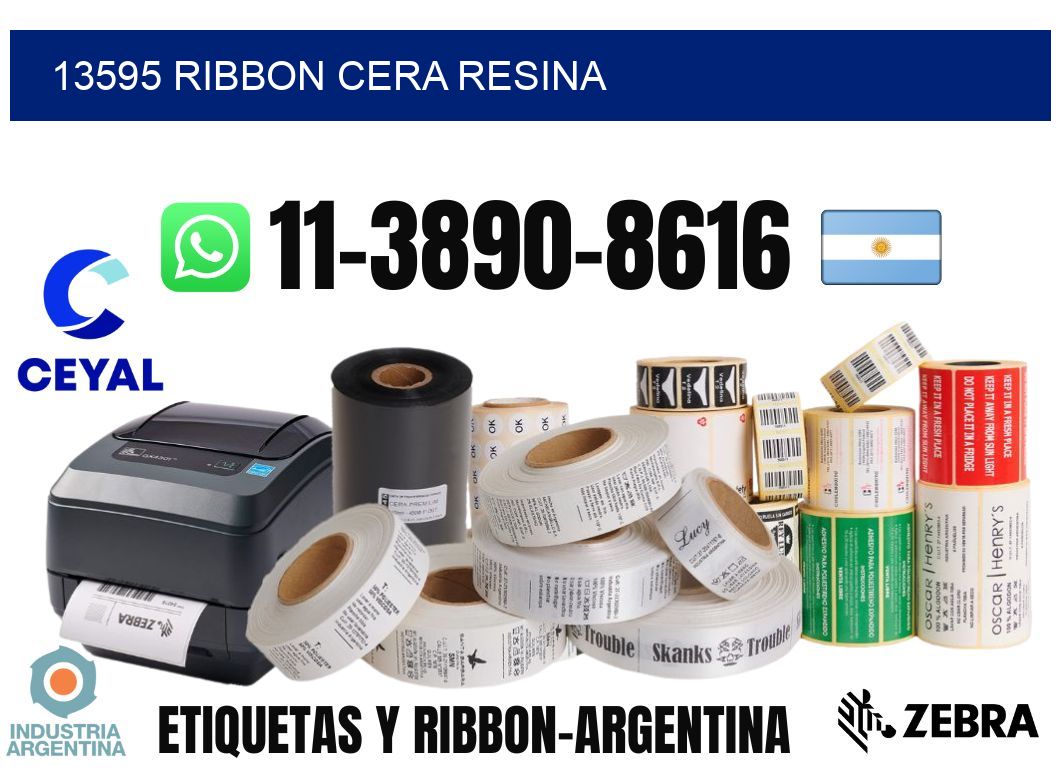 13595 ribbon cera resina