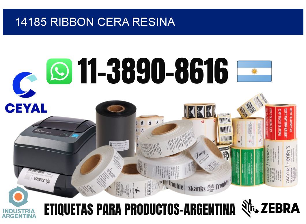 14185 ribbon cera resina
