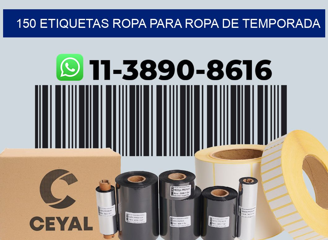 150 Etiquetas ropa para ropa de temporada