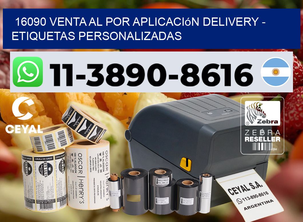 16090 Venta al Por Aplicación delivery – Etiquetas Personalizadas
