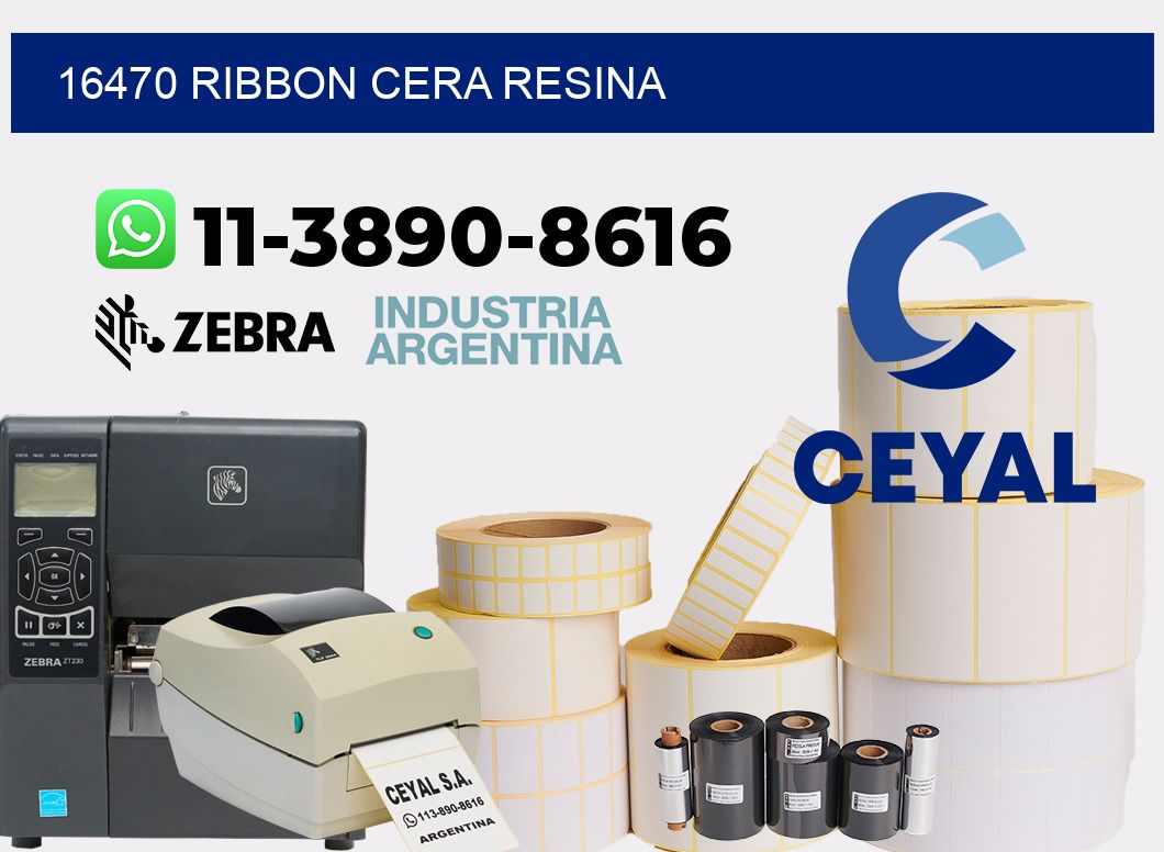 16470 ribbon cera resina