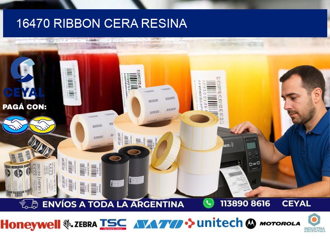 16470 ribbon cera resina